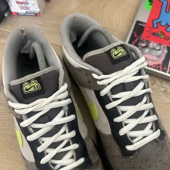 Nike Dunk Low 6.0 Fog Grey And Pale Green 2008 Rare Men’s 11 314142-072